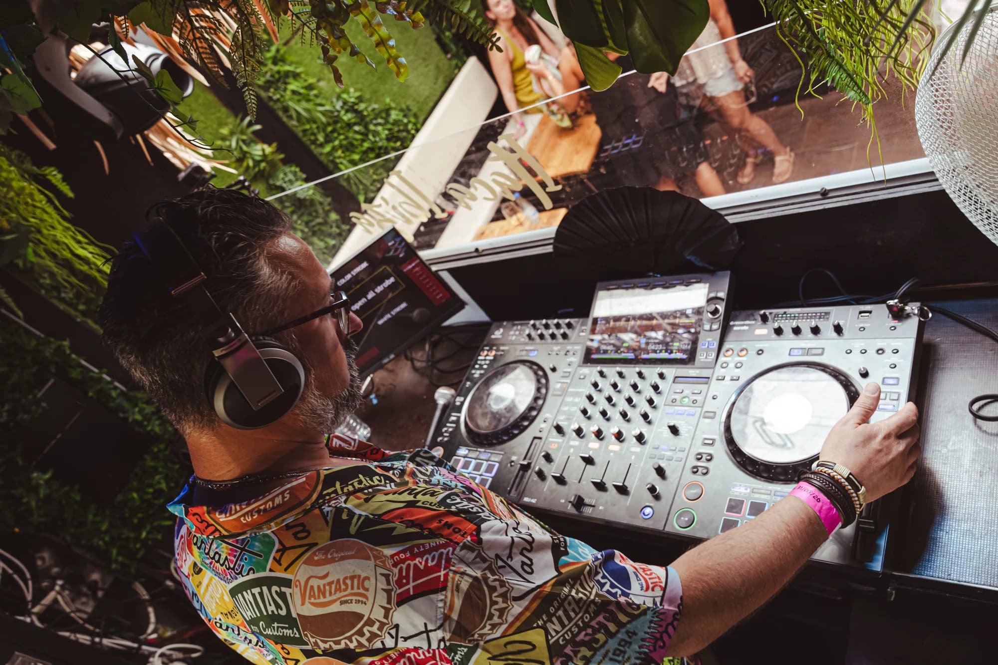 Ian Wilson behind the decks for House Proud